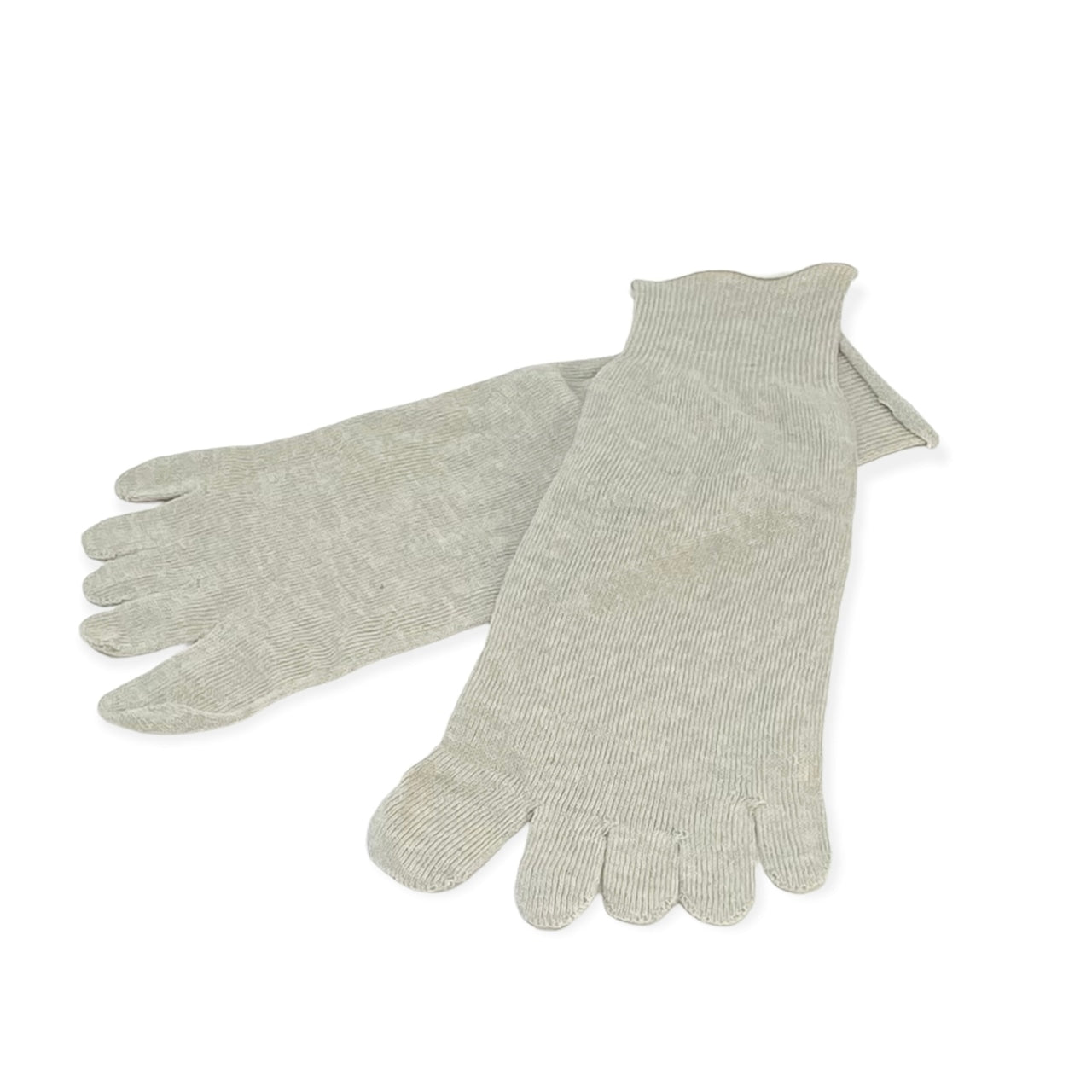 Japanese Charcoal 5-Toe Socks — Organic Cotton, One Size Fits Most, Sensitive Skin | Made in Japan