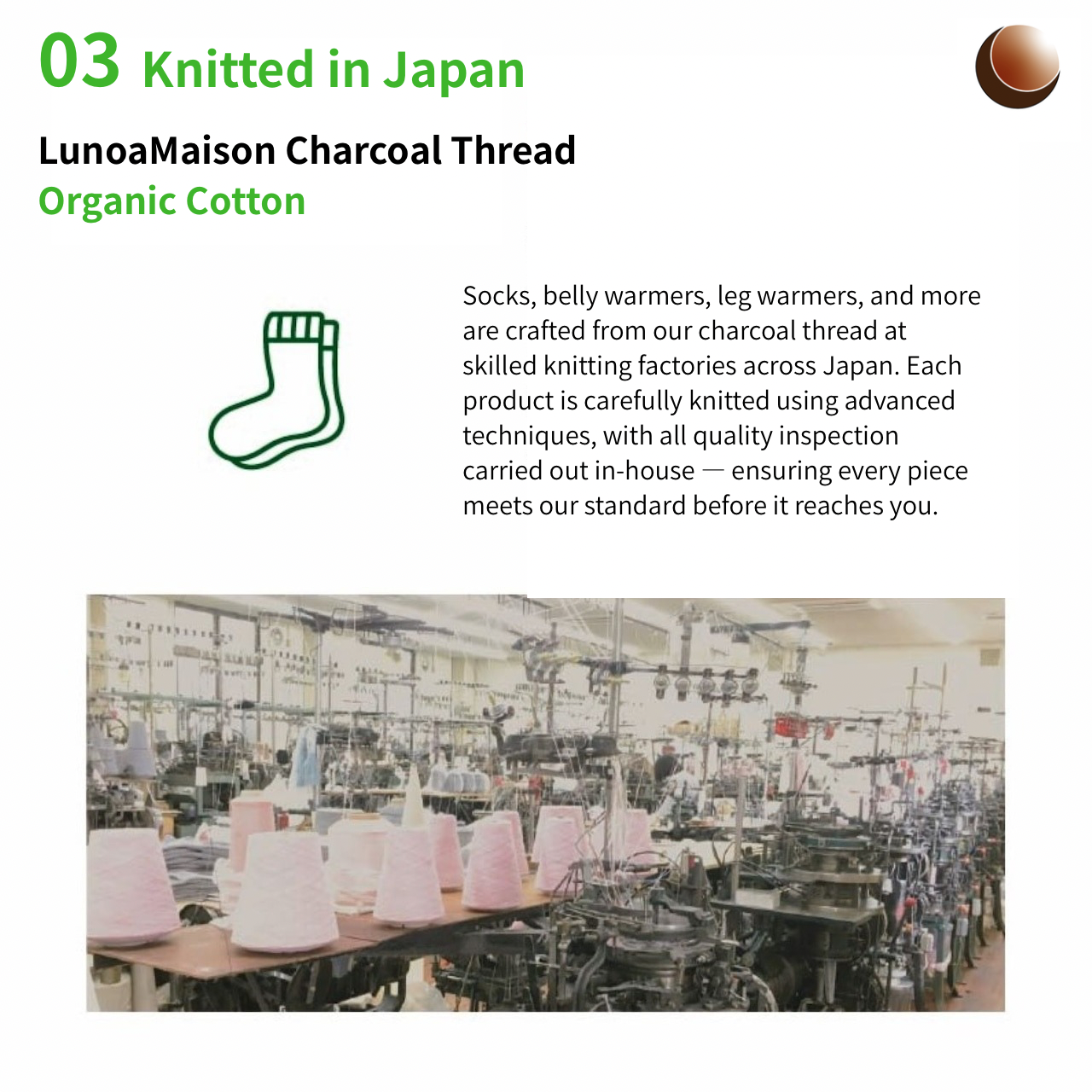 Hemp &amp; Charcoal Ankle Warmer — Ultra-Thin, Year-Round | Made in Japan