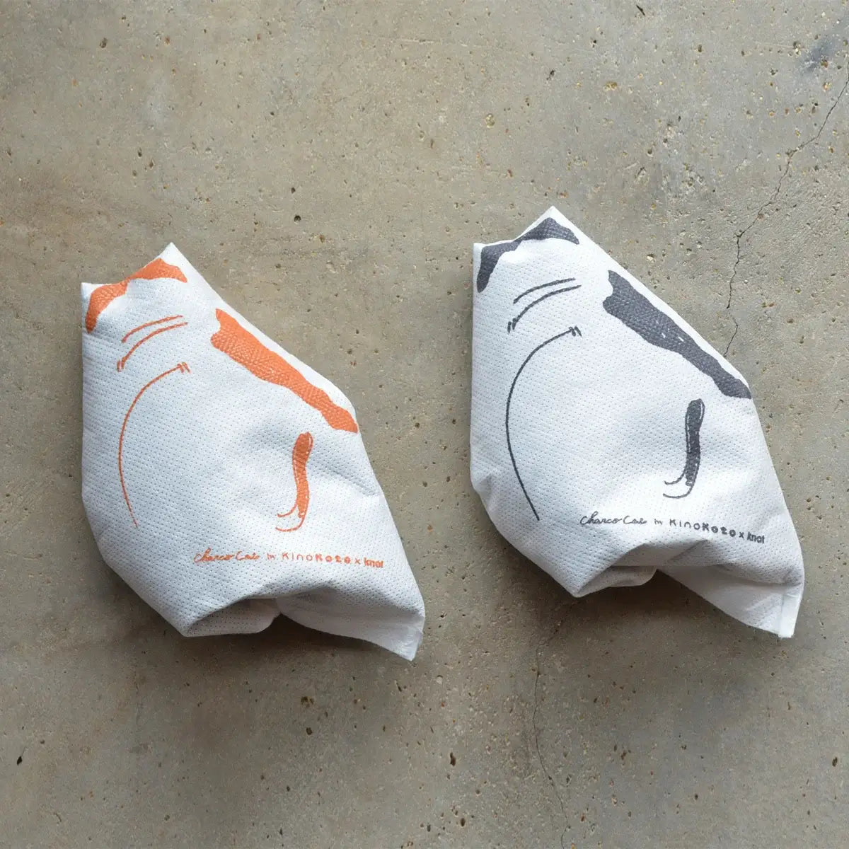 Ceramic Charcoal Cat Deodorizer — Set of 3, Natural Air Purifier for Home &amp; Closet | Made in Japan