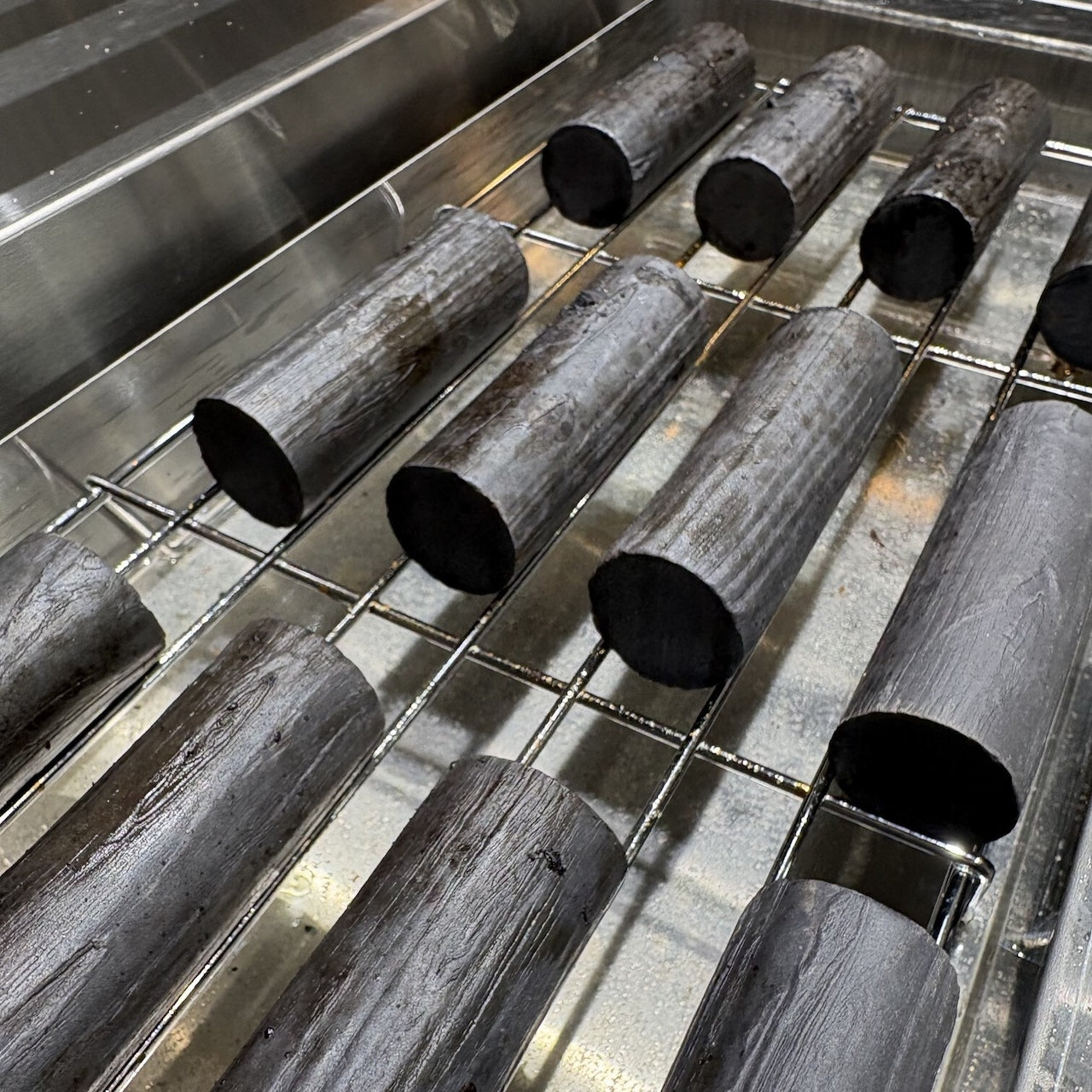 Bincho Flavor™ Ceramic Charcoal Sticks | Bring Authentic Charcoal-Grilled Taste to Any Grill | Made in Japan (Set of 6)