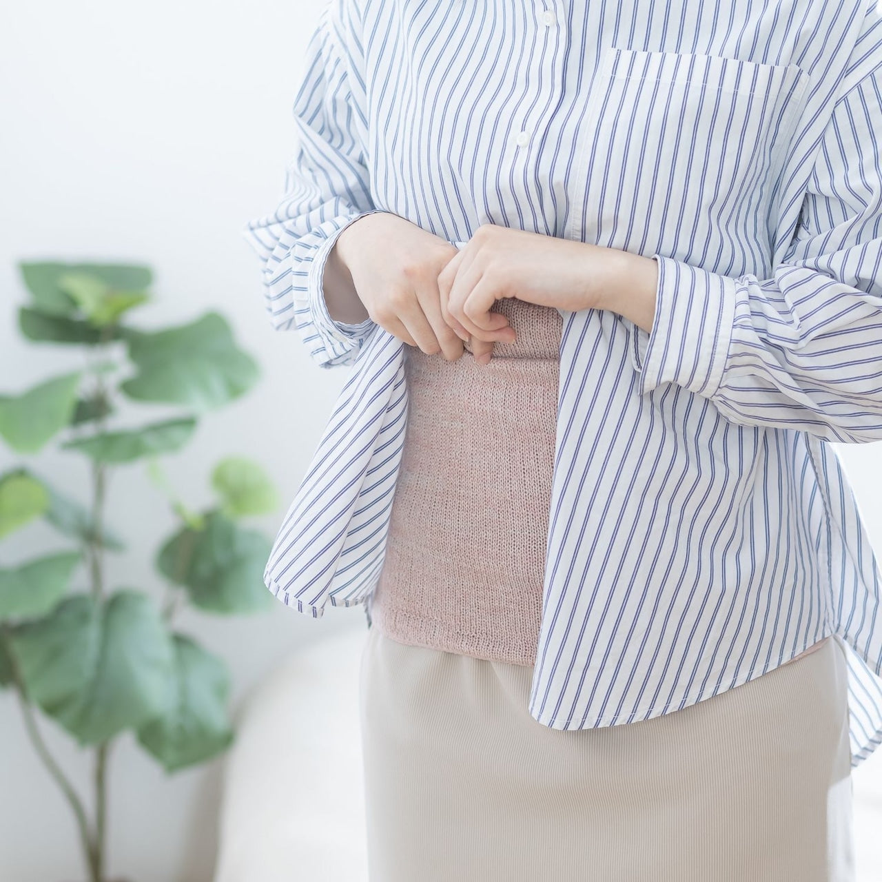 New Arrival | Charcoal Fiber & Organic Cotton Waist Warmer | Natural Heat Retention | Made in Japan